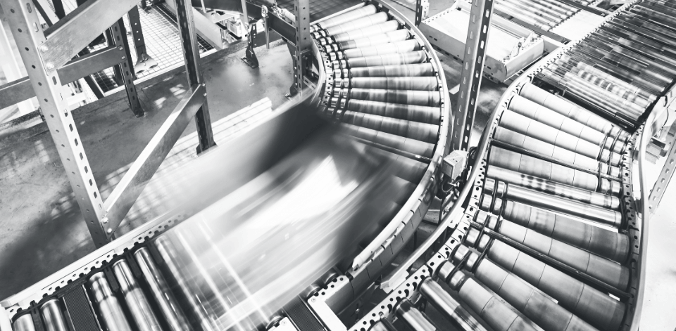 chaîne de production industrielle